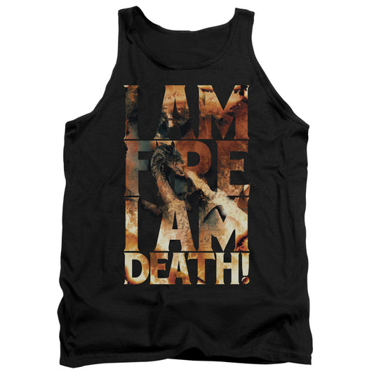 Hobbit - I Am Fire - Adult Tank - Black
