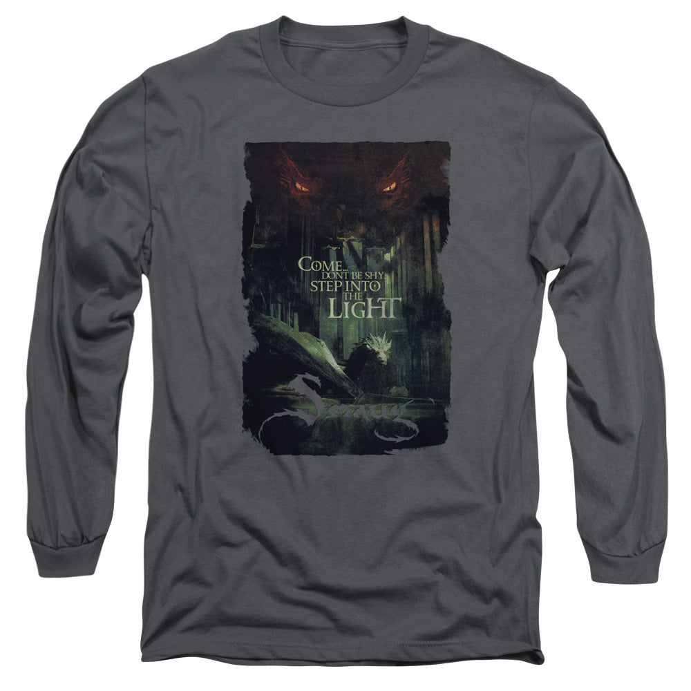 Hobbit - Taunt - Long Sleeve Adult 18/1 - Charcoal T-shirt