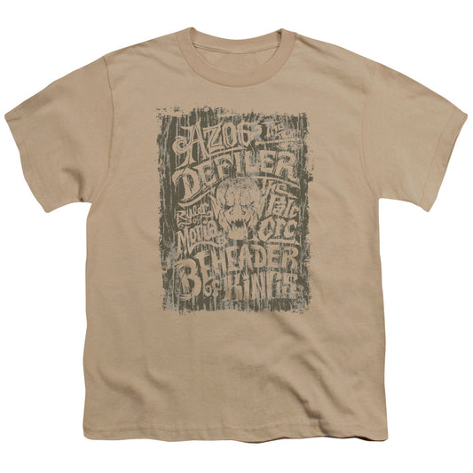 Hobbit - Azog - Short Sleeve Youth 18/1 - Sand T-shirt