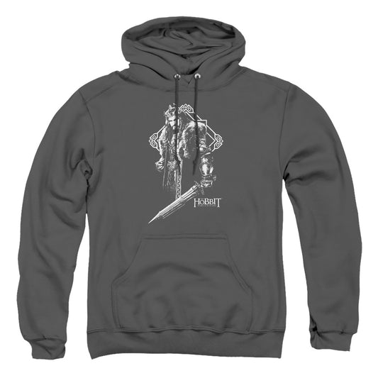 Hobbit - King Thorin - Adult Pull-over Hoodie - Charcoal