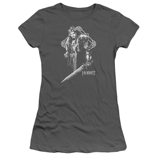 Hobbit - King Thorin - Short Sleeve Junior Sheer - Charcoal T-shirt