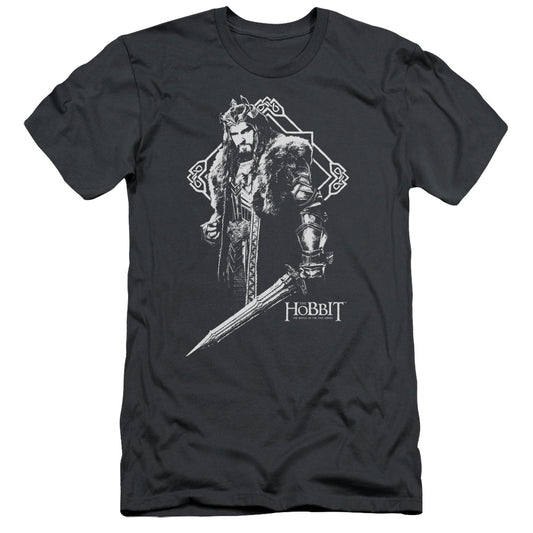 Hobbit - King Thorin - Short Sleeve Adult 30/1 - Charcoal T-shirt