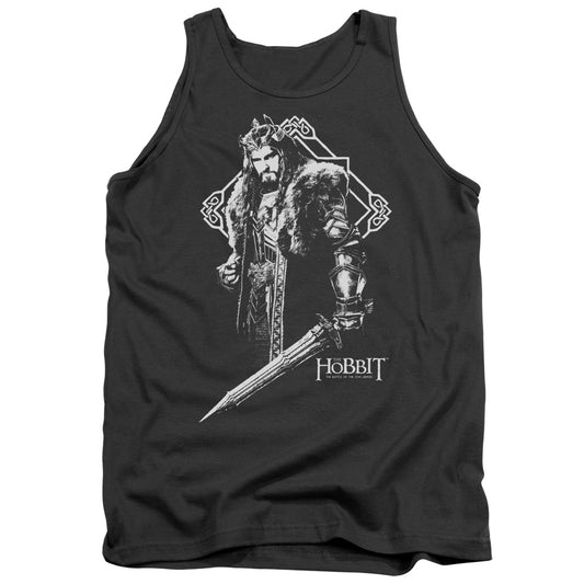 Hobbit - King Thorin - Adult Tank - Charcoal