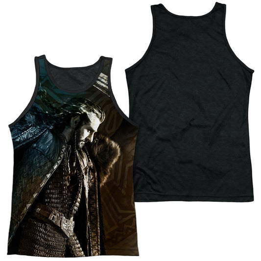 Hobbit - King - Adult Poly Tank Top Black Back - White