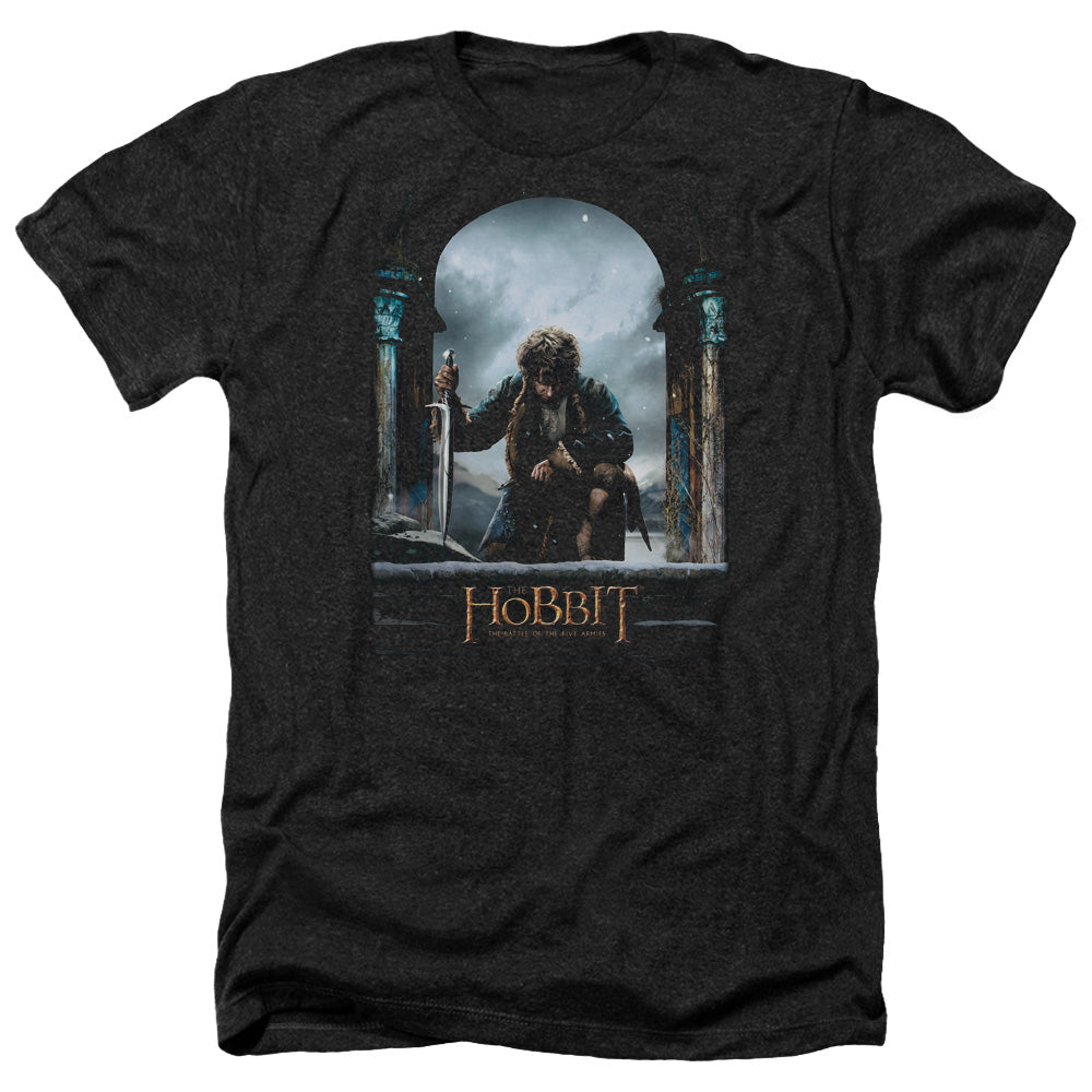 Hobbit - Bilbo Poster - Adult Heather-black