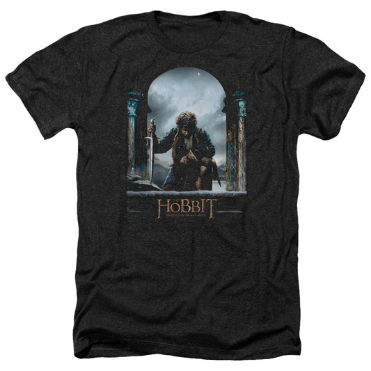 Hobbit - Bilbo Poster - Adult Heather-black