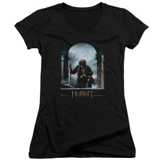 Hobbit - Bilbo Poster-junior V-neck - Black