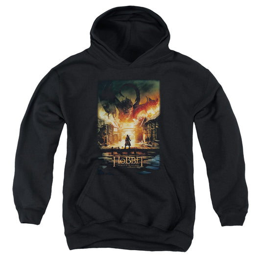 Hobbit - Smaug Poster - Youth Pull-over Hoodie - Black