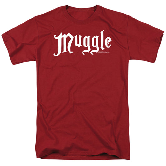 Harry Potter - Muggle - Short Sleeve Adult 18/1 - Cardinal T-shirt