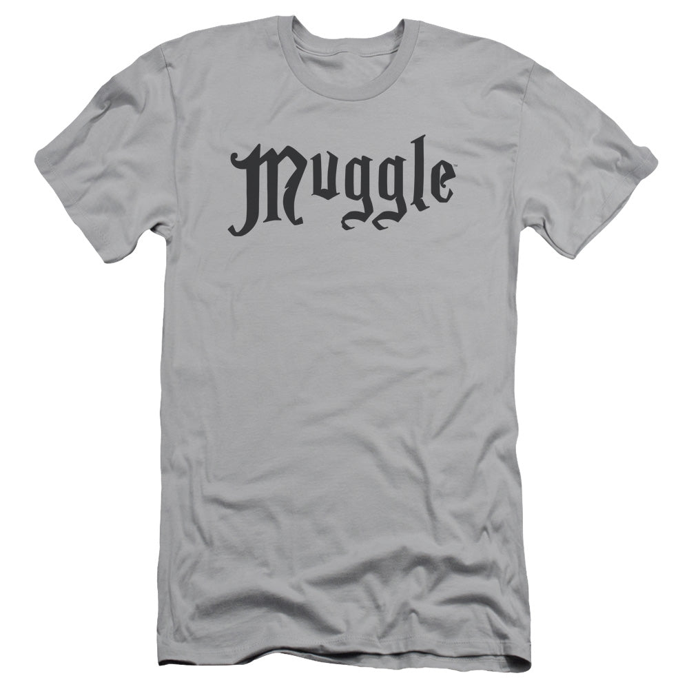 Harry Potter - Muggle-hbo Short Sleeve Adult 30/1 - Silver T-shirt