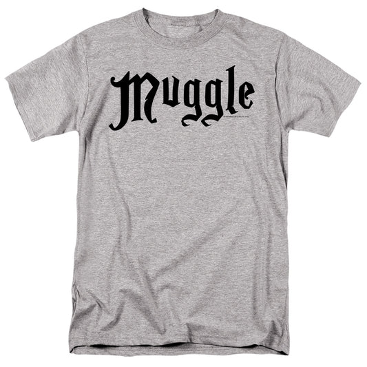 Harry Potter - Muggle - Short Sleeve Adult 18/1 - Athletic Heather T-shirt