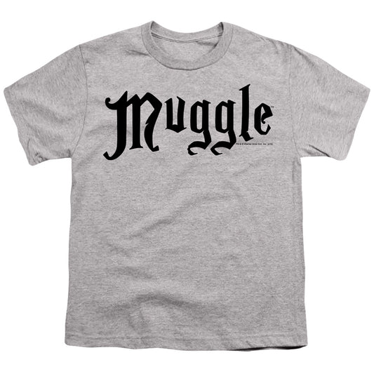 Harry Potter - Muggle - Short Sleeve Youth 18/1 - Athletic Heather T-shirt