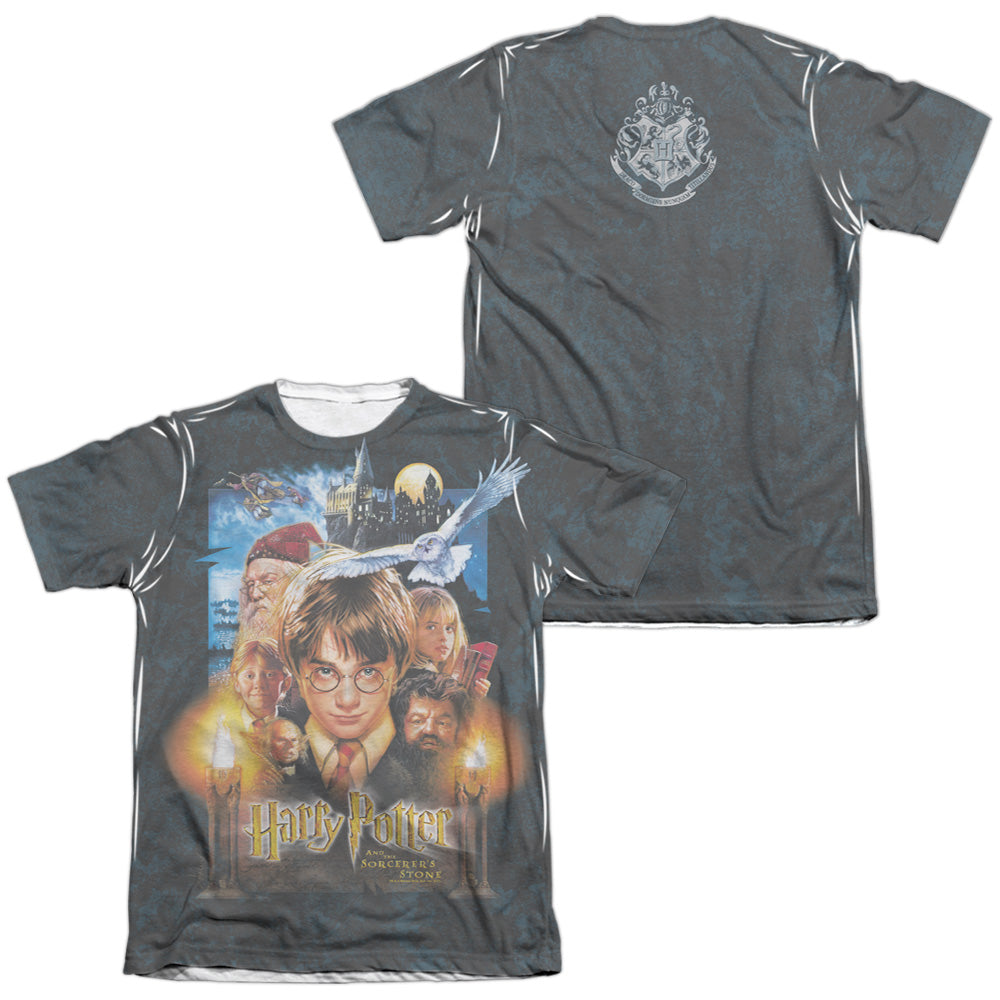 Harry Potter - The Beginning (Front/back Print) - Adult Poly/cotton Short Sleeve Tee - White T-shirt