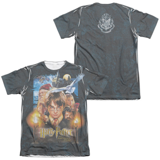 Harry Potter - The Beginning (Front/back Print) - Adult Poly/cotton Short Sleeve Tee - White T-shirt