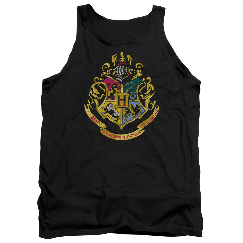 Harry Potter - Hogwarts Crest - Adult Tank - Black