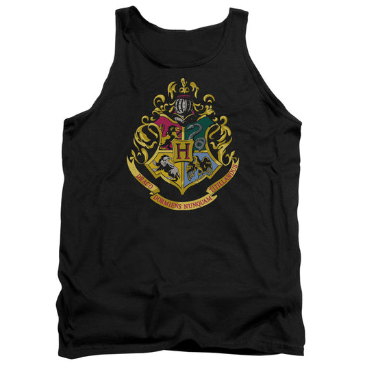 Harry Potter - Hogwarts Crest - Adult Tank - Black