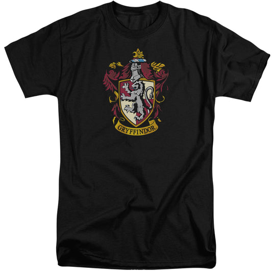 Harry Potter - Gryffindor Crest - Short Sleeve Adult Tall 18/1 - Black T-shirt