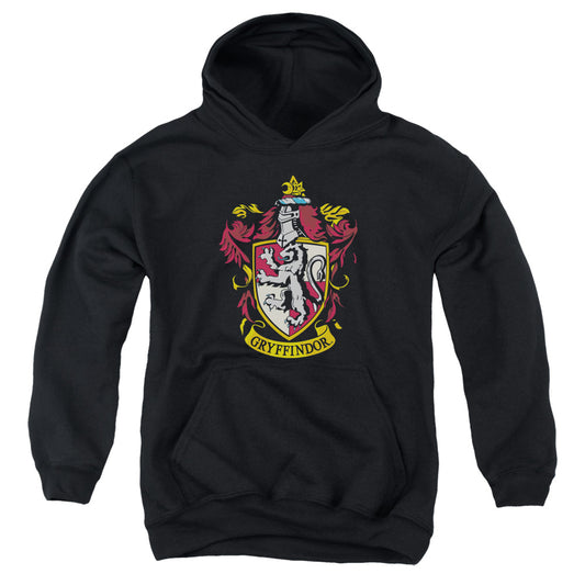 Harry Potter - Gryffindor Crest - Youth Pull-over Hoodie - Black