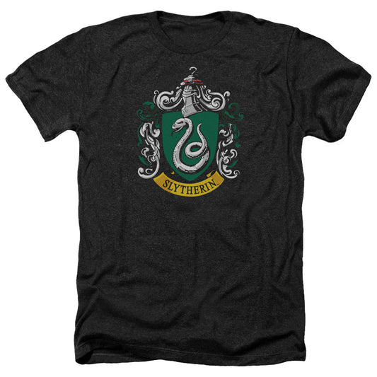 Harry Potter - Slytherin Crest - Adult Heather-black