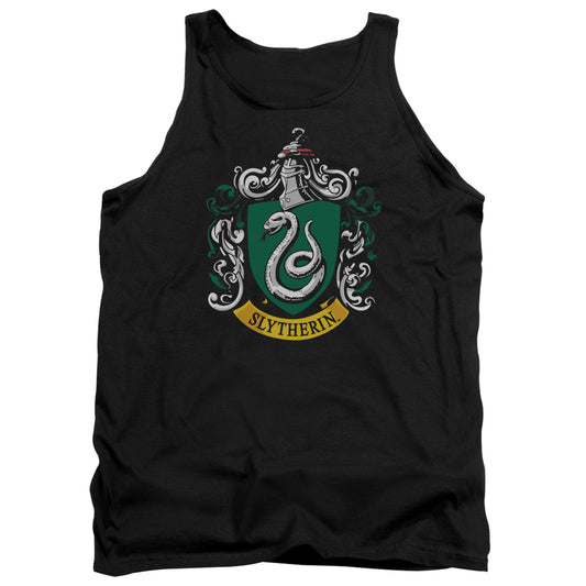 Harry Potter - Slytherin Crest - Adult Tank - Black