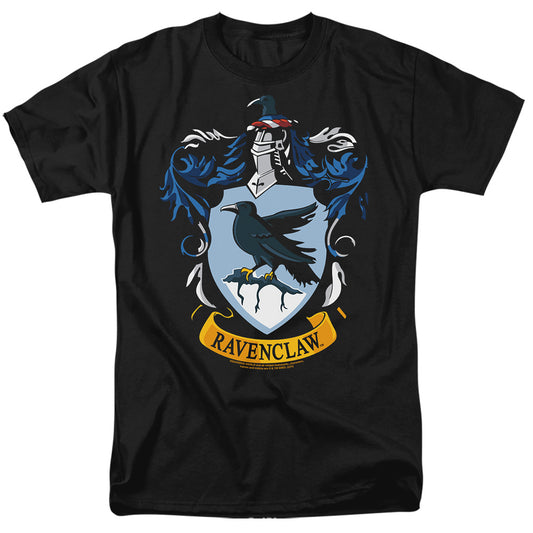 Harry Potter - Ravenclaw Crest - Short Sleeve Adult 18/1 - Black T-shirt