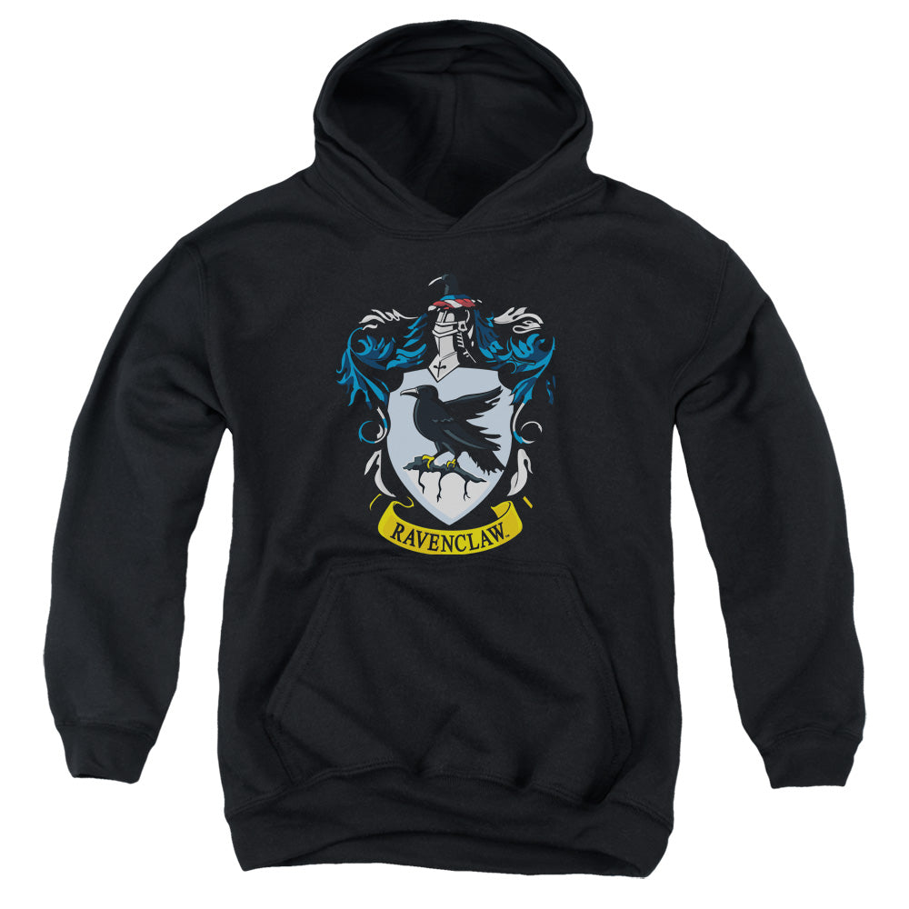 Harry Potter - Ravenclaw Crest - Youth Pull-over Hoodie - Black