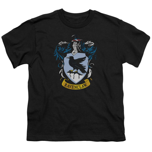 Harry Potter - Ravenclaw Crest - Short Sleeve Youth 18/1 - Black T-shirt