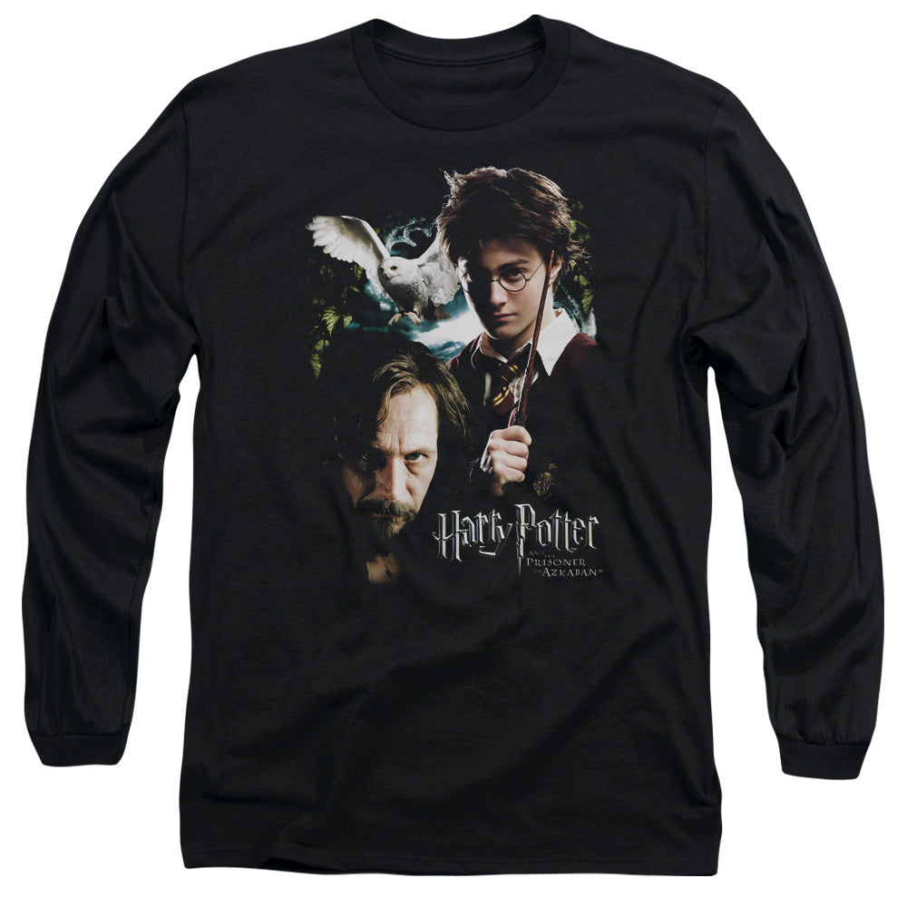 Harry Potter - Harry And Sirius - Long Sleeve Adult 18/1 - Black T-shirt