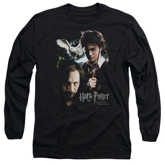Harry Potter - Harry And Sirius - Long Sleeve Adult 18/1 - Black T-shirt