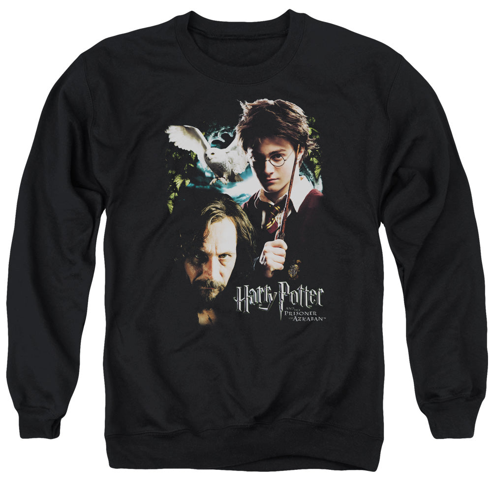Harry Potter - Harry And Sirius - Adult Crewneck Sweatshirt - Black