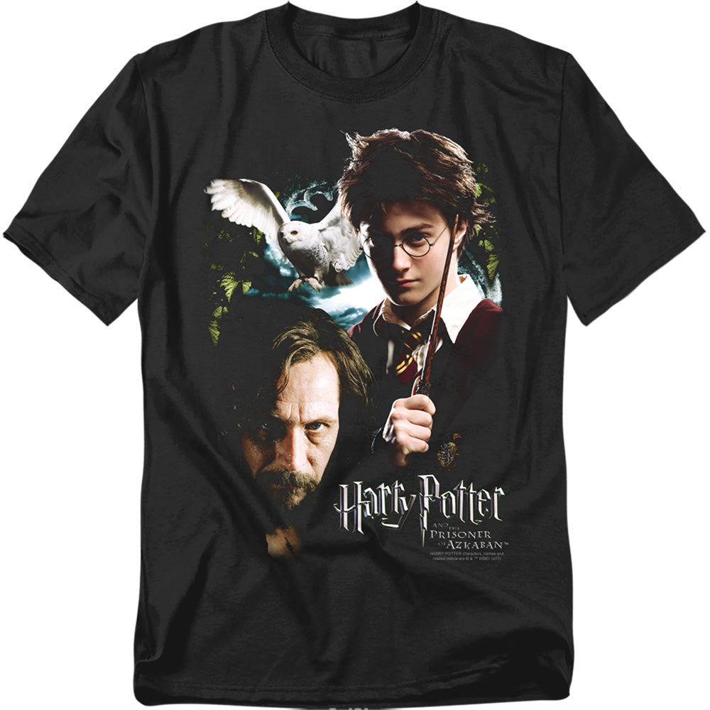 Harry Potter - Harry And Sirius - Short Sleeve Adult 18/1 - Black T-shirt
