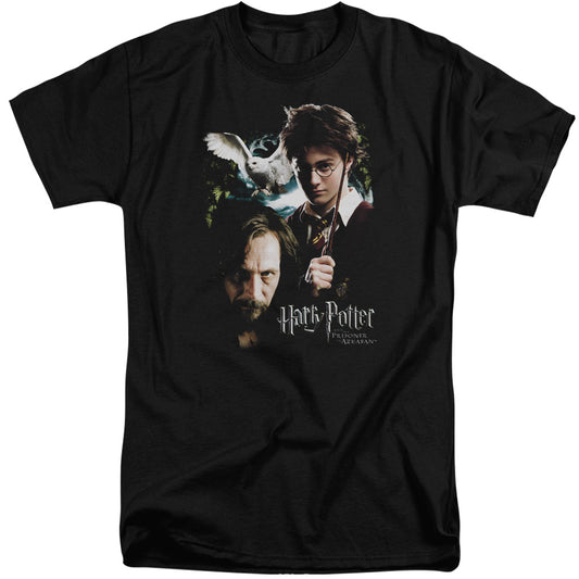 Harry Potter - Harry And Sirius - Short Sleeve Adult Tall 18/1 - Black T-shirt
