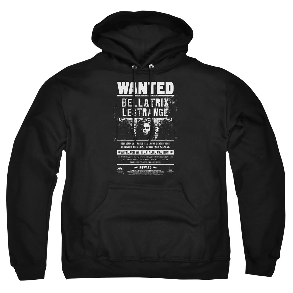 Harry Potter - Wanted Bellatrix - Adult Pull-over Hoodie - Black