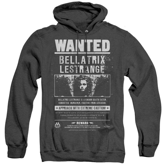 Harry Potter - Wanted Bellatrix - Adult Heather Hoodie - Black