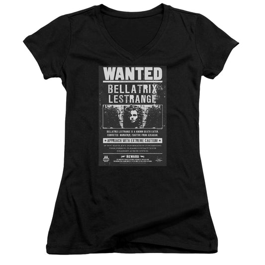Harry Potter - Wanted Bellatrix-junior V-neck - Black