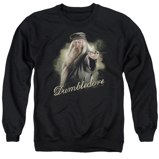 Harry Potter - Dumbledore Wand - Adult Crewneck Sweatshirt - Black