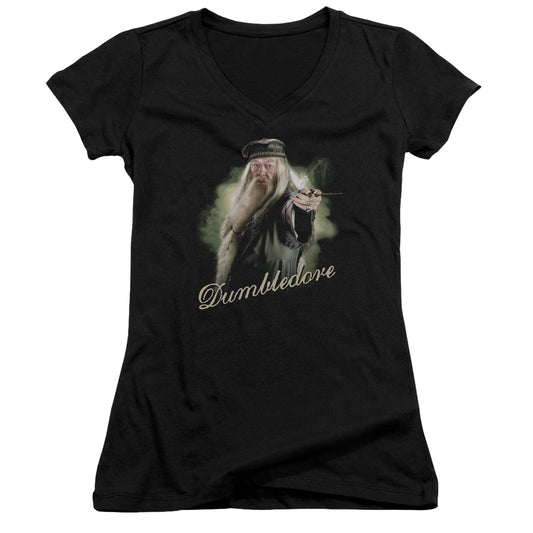 Harry Potter - Dumbledore Wand-junior V-neck - Black