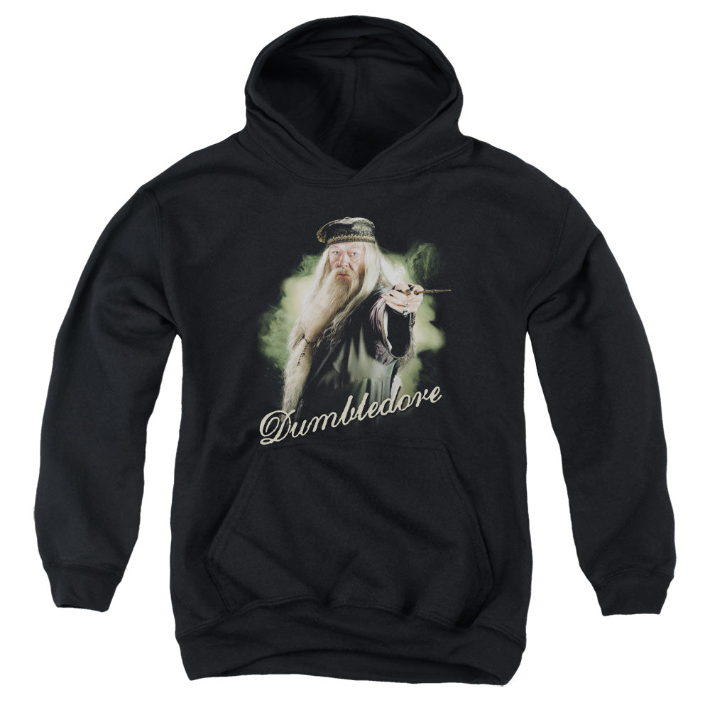 Harry Potter - Dumbledore Wand - Youth Pull-over Hoodie - Black