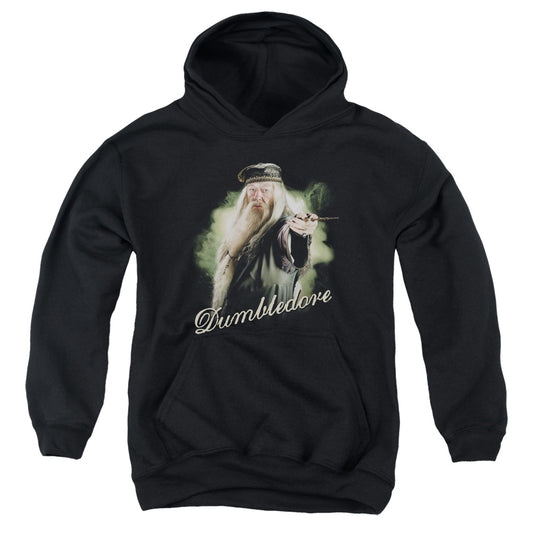 Harry Potter - Dumbledore Wand - Youth Pull-over Hoodie - Black