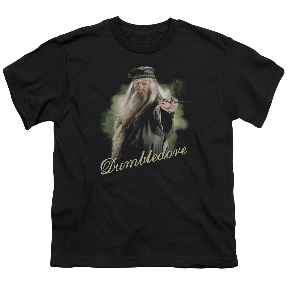 Harry Potter - Dumbledore Wand - Short Sleeve Youth 18/1 - Black T-shirt