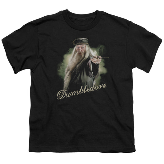 Harry Potter - Dumbledore Wand - Short Sleeve Youth 18/1 - Black T-shirt