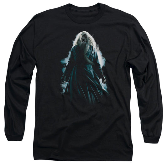 Harry Potter - Dumbledore Burst - Long Sleeve Adult 18/1 - Black T-shirt