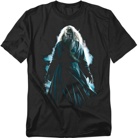 Harry Potter - Dumbledore Burst - Short Sleeve Adult 18/1 - Black T-shirt
