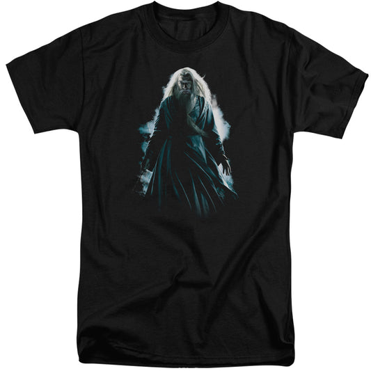 Harry Potter - Dumbledore Burst - Short Sleeve Adult Tall 18/1 - Black T-shirt