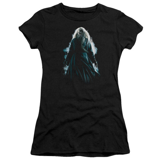 Harry Potter - Dumbledore Burst - Short Sleeve Junior Sheer - Black T-shirt