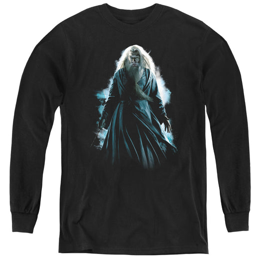 Harry Potter - Dumbledore Burst - Youth Long Sleeve Tee - Black