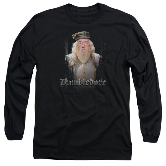 Harry Potter - Dumble Doors - Long Sleeve Adult 18/1 - Black T-shirt
