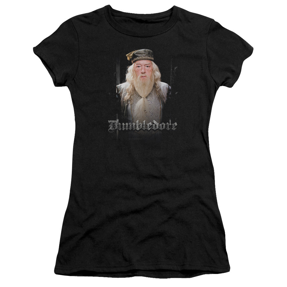 Harry Potter - Dumble Doors - Short Sleeve Junior Sheer - Black T-shirt