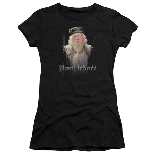 Harry Potter - Dumble Doors - Short Sleeve Junior Sheer - Black T-shirt