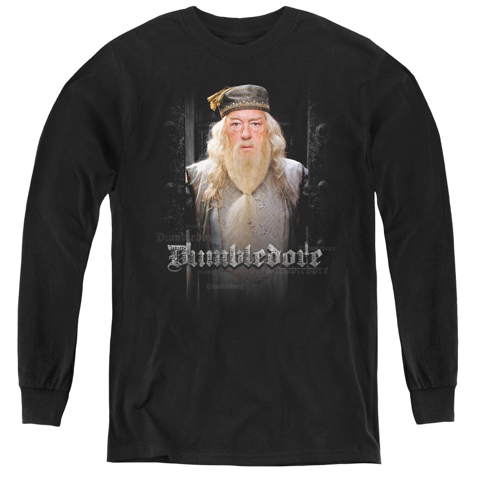 Harry Potter - Dumble Doors - Youth Long Sleeve Tee - Black
